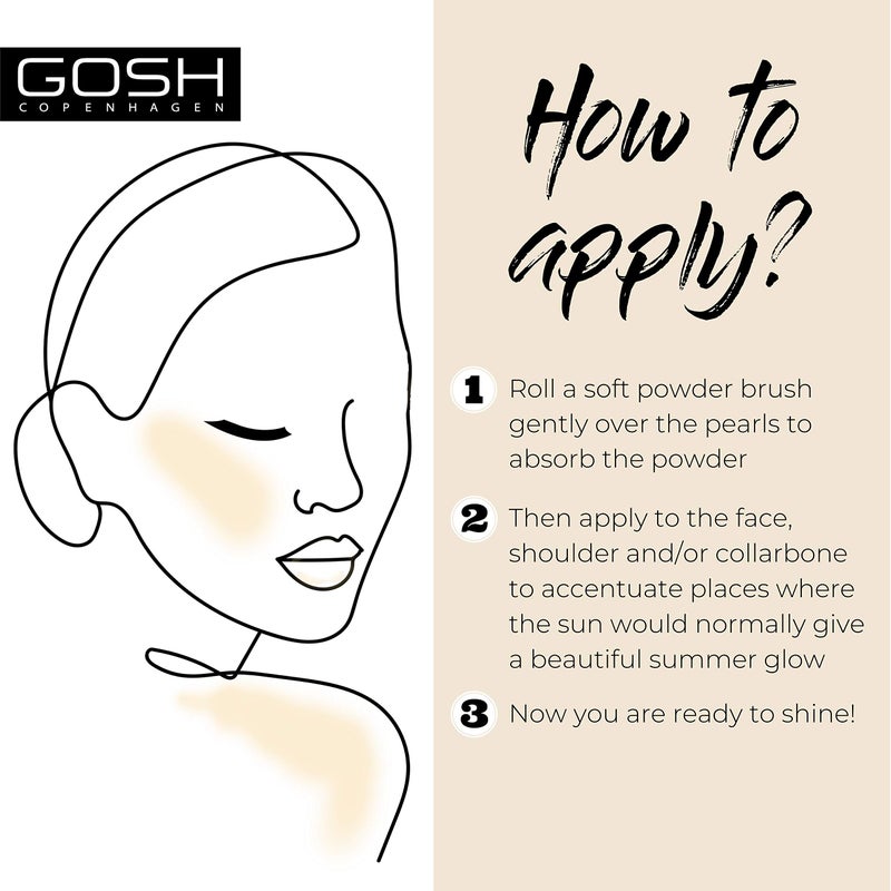 Gosh Cosmetics Precious Powder Pearls - Glow 0.9 oz - Image 4